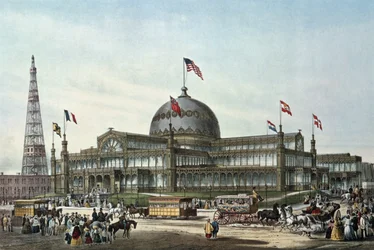 New York Crystal Palace, gebaut für die Weltausstellung 1853